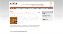 Desktop Screenshot of convio.de