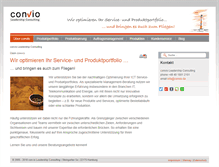 Tablet Screenshot of convio.de