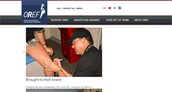 Desktop Screenshot of oref.convio.net