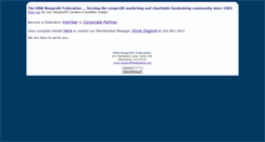 Desktop Screenshot of dma.convio.net