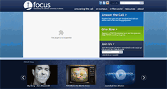 Desktop Screenshot of focus.convio.net