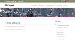 Desktop Screenshot of neavs.convio.net