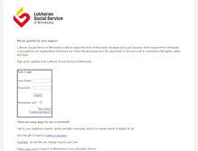 Tablet Screenshot of lssmn.convio.net